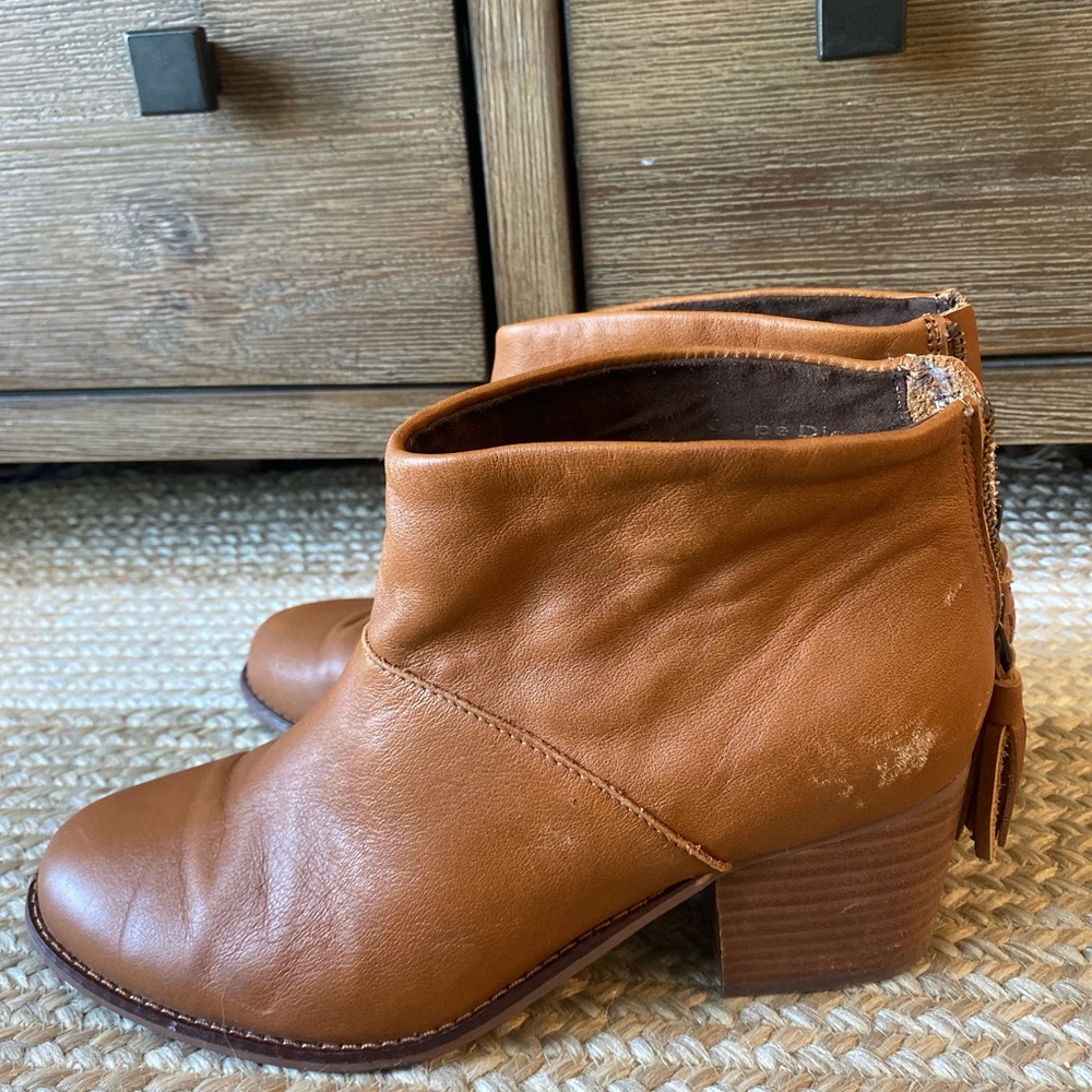 Toms Brown Ankle Booties